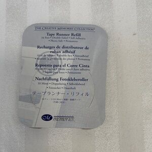 Creative Memories Adhesive Refill with Gray Design